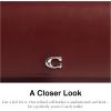 imageCOACH Womens Evie Long Chain AccessoryTravel WalletLHDark Ruby