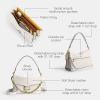 imageCoach Chain Tabby Shoulder Bag 30B4Chalk