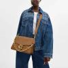 imageCoach Chain Tabby Shoulder Bag 30B4Honey Brown