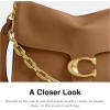 imageCoach Chain Tabby Shoulder Bag 30B4Honey Brown
