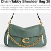 imageCoach Chain Tabby Shoulder Bag 30B4Sage