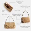 imageCoach Chain Tabby Shoulder Bag 30B4Sand