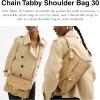 imageCoach Chain Tabby Shoulder Bag 30B4Sand
