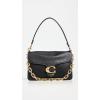imageCoach Chain Tabby Shoulder BagB4Black