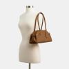imageCoach Glazed Leather Empire Carryall 34B4Honey Brown