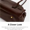 imageCoach Glazed Leather Empire Carryall 34B4Maple