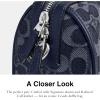 imageCoach Gotham Duffle 24 in Signature Denim Deep Blue