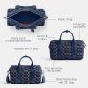 imageCoach Gotham Duffle 24 in Signature Denim Deep Blue