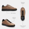 imageCoach Mens High Line SneakerKhakiBlack