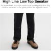 imageCoach Mens High Line SneakerKhakiBlack