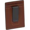imageCoach Mens Money Clip Card Case in Sport Calf Dark SaddleDark Saddle