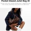 imageCoach Pocket Glazed Juliet Bag 30 LHMaple
