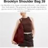 imageCoach Suede Brooklyn Shoulder Bag 39B4Dark Ruby