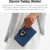 imageCoach Womens Denim Tabby AccessoryTravel Wallet B4Deep Blue One Size