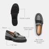 imageCoach Womens Leah Platform LoaferBlack Crystal