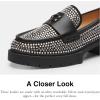 imageCoach Womens Leah Platform LoaferBlack Crystal