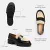 imageCoach Womens Leah Platform LoaferBlackNatural