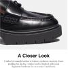 imageCoach Womens Leah Platform LoaferLeather Black