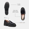 imageCoach Womens Leah Platform LoaferLeather Black