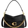 imageCoach Chain Tabby Shoulder Bag 30B4Black