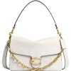 imageCoach Chain Tabby Shoulder Bag 30B4Chalk