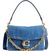 imageCoach Chain Tabby Shoulder Bag 30B4Deep Blue