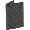 imageCoach Mens Passport Case in Signature Coated Canvas CHARCOAL