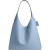 imageCoach Suede Brooklyn Shoulder Bag 39B4Bluebell
