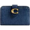 imageCoach Womens Denim Tabby AccessoryTravel Wallet B4Deep Blue One Size