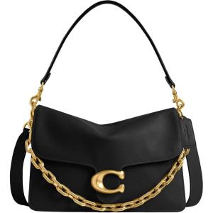 imageCoach Chain Tabby Shoulder Bag 30B4Black