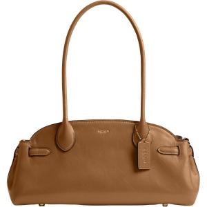 imageCoach Glazed Leather Empire Carryall 34B4Honey Brown
