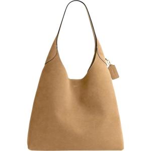 imageCoach Suede Brooklyn Shoulder Bag 39B4Sand