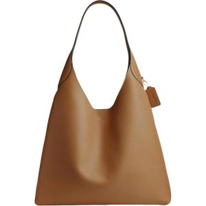 imageCoach Suede Brooklyn Shoulder Bag 39Honey Brown
