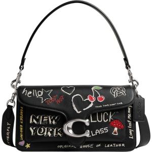 imageCoach Tabby Shoulder Bag 26 with Sketch PrintLhBlack Multi