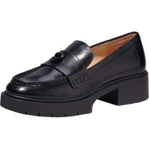 imageCoach Womens Leah Platform LoaferLeather Black