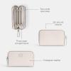 imageCoach Mens Small Zip Around Card CaseChalk