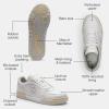 imageCoach Mens Soho SneakerOptical White
