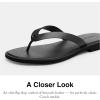 imageCoach Womens Brianna Flip Flop Flat SandalsBlack