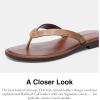 imageCoach Womens Brianna Flip Flop Flat SandalsBrown