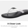 imageCoach Womens Brianna Flip Flop Flat SandalsOptical White
