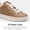 imageCoach Womens High Line SneakerBrown Khaki