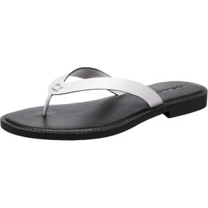 imageCoach Womens Brianna Flip Flop Flat SandalsOptical White