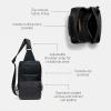 imageCOACH Mens Signature Gotham Pack JiCharcoalBlack