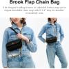 imageCoach Brook Flap Chain Bag B4Black
