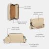 imageCoach Mens Charter Slim Crossbody Bag in Pebble Leather with Sculpted C Hardware BrandingIvory