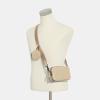 imageCoach Mens Charter Slim Crossbody Bag in Pebble Leather with Sculpted C Hardware BrandingIvory