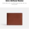 imageCoach Mens Slim BillfoldRedwood
