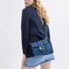 imageCoach Quilted Denim Times Square Tabby Shoulder Bag B4Deep Blue