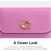 imageCoach Womens Essential Card Holder AccessoryTravel WalletB4Fuschia