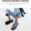 imageCoach Womens Florence Sandal FlatDeep Blue